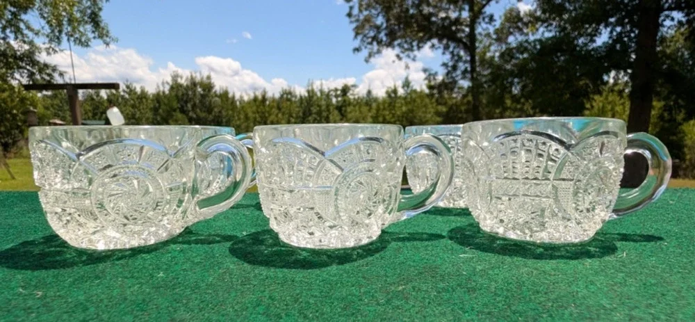 EAPG Imperial Glass Broken Arches Clear 3